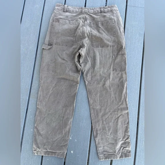 Abercrombie & Fitch Jeans Men’s 33x29 Brown Carpenter Athletic Loose Y2K - Picture 5 of 9